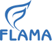 Логотип фирмы Flama в Рославле