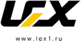 Логотип фирмы LEX в Рославле