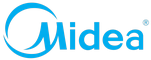 Логотип фирмы Midea в Рославле