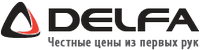 Логотип фирмы Delfa в Рославле